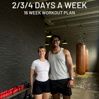16 week workoutplans! 2/3/4 x a week!