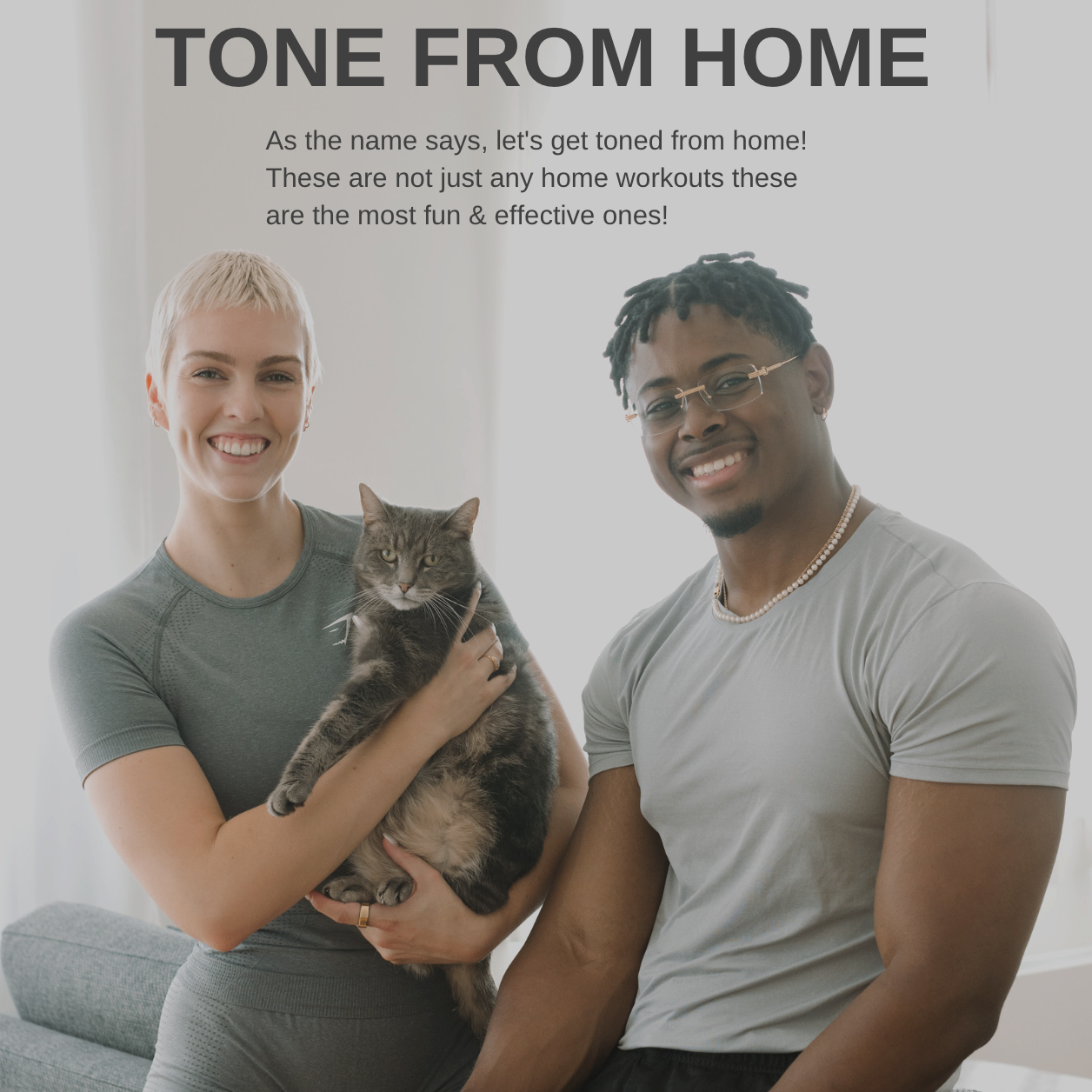 TONE FROM HOME: lose fat, tone up, build muscle